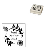ハッピーニューイヤー2022年ゴム印 ラバースタンプ (押印)