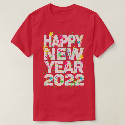 ハッピーニューイヤー2022我々は愛する先生ナースドクターG Tシャツ (デザイン正面)