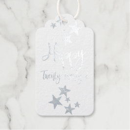 ハッピーニューイヤー2022星フォイルカードフォイルギフトラベル ギフトタグ