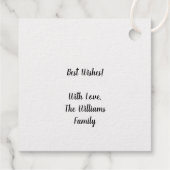 ハッピーニューイヤー2022星フォイルカードフォイルギフトラベル フェイバータグ (裏面)