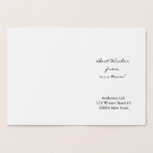 ハッピーニューイヤー2022星 箔カード (内部)