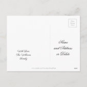 ハッピーニューイヤー2023やる気を起こさせる引用文ハート シーズンポストカード (裏面)