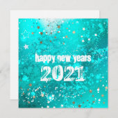 ハッピーニューイヤー2023ターコイズ シーズンカード (正面/裏面)