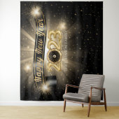 ハッピーニューイヤー2023フォトブース背景 タペストリー (インサイチュ)