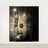 ハッピーニューイヤー2023フォトブース背景 タペストリー (正面)