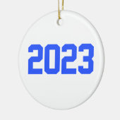 ハッピーニューイヤー2023年~新年2023 セラミックオーナメント (左)
