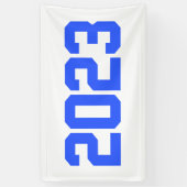 ハッピーニューイヤー2023年～新年2023 横断幕 (縦)