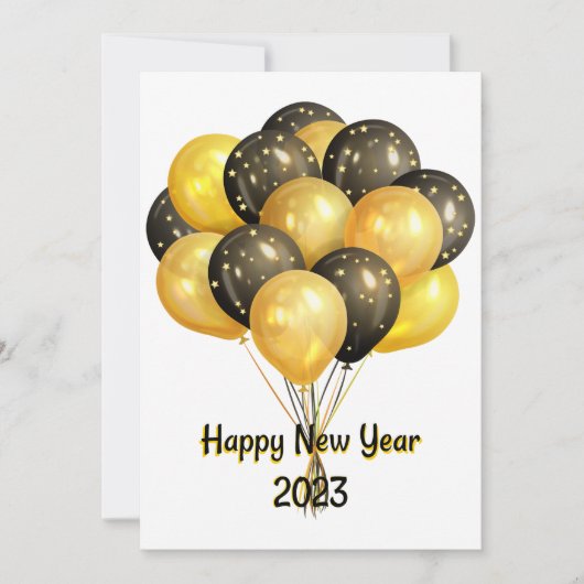 ハッピーニューイヤー2023招待状 招待状 (正面)
