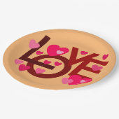 ハッピーニューイヤー2023、バレンタイン紙プレート ペーパープレート (アングル)