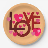 ハッピーニューイヤー2023、バレンタイン紙プレート ペーパープレート (正面)