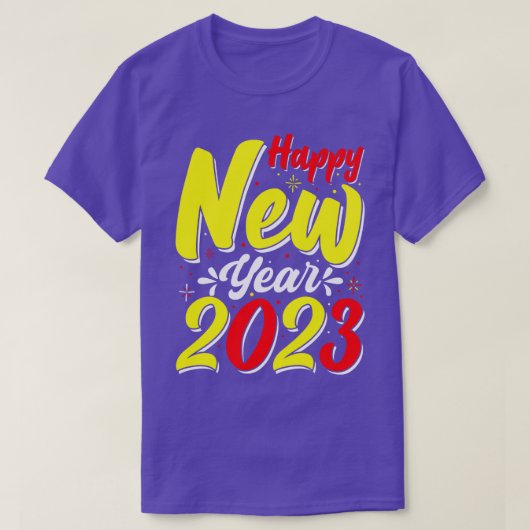 ハッピーニューイヤー2023 2 Tシャツ (デザイン正面)