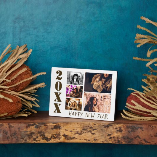 ハッピーニューイヤー2023 5フォトコラージュ フォトプラーク (側面)