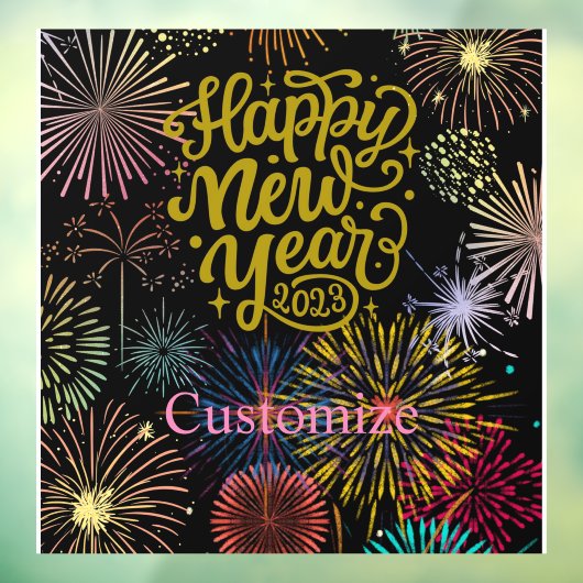 ハッピーニューイヤー2023 Thunder_Cove ウィンドウサイン (シート3)