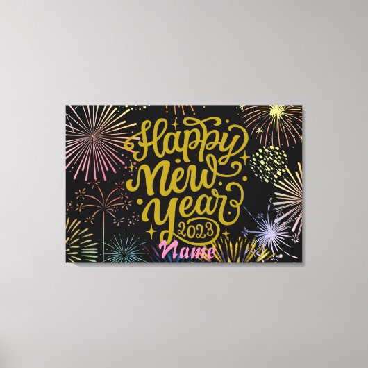 ハッピーニューイヤー2023 Thunder_Cove キャンバスプリント (正面)