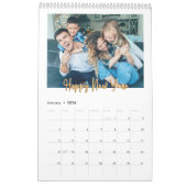 ハッピーニューイヤー2024ゴールデン中国のドラゴングリーン カレンダー (1月 2026)