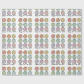 ハッピーニューイヤー2024ディスコボール新年 ラッピングペーパー (フラット)