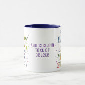 ハッピーニューイヤー2024ニューイヤーイブ水彩パーティー マグカップ (中央)