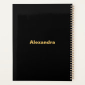 ハッピーニューイヤー2024中国のドラゴンウォーター色 プランナー手帳 (裏面)