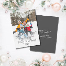 ハッピーニューイヤー2024家族モダン