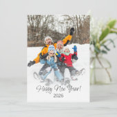 ハッピーニューイヤー2024家族モダン シーズンカード (スタンド正面)