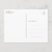 ハッピーニューイヤー2024皮肉おもしろい ポストカード (裏面)