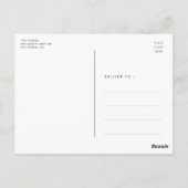 ハッピーニューイヤー2024皮肉おもしろい ポストカード (裏面)