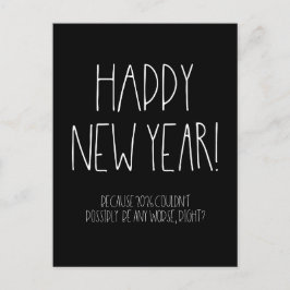 ハッピーニューイヤー2024皮肉おもしろい ポストカード