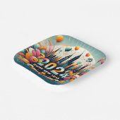 ハッピーニューイヤー2024紙プレート ペーパープレート (傾斜あり)