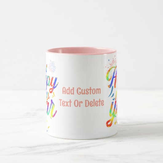 ハッピーニューイヤー2024絞り染めパーティー2024 マグカップ (中央)