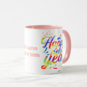 ハッピーニューイヤー2024絞り染めパーティー2024 マグカップ (正面右)