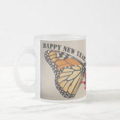 ハッピーニューイヤー2024 フロストグラスマグカップ (左)