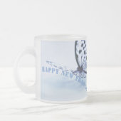 ハッピーニューイヤー2024 フロストグラスマグカップ (左)