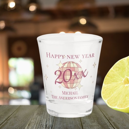 ハッピーニューイヤー2025イブパーティーお祝い ショットグラス