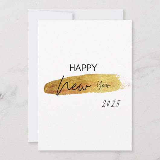 ハッピーニューイヤー2025グリーティングカード シーズンカード (正面)