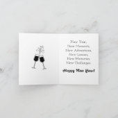 ハッピーニューイヤー2025ターコイズ シーズンカード (内部)