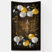 ハッピーニューイヤー2025バナー 横断幕 (縦)