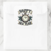 ハッピーニューイヤー2025年新年お祝い スクエアシール (バッグ)