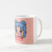 ハッピーニューイヤー2025年 コーヒーマグカップ (正面右)