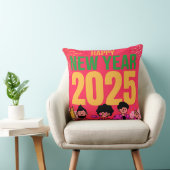 ハッピーニューイヤー2025装飾用クッション** クッション (椅子)