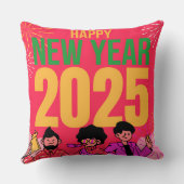 ハッピーニューイヤー2025装飾用クッション** クッション (裏面)