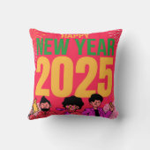 ハッピーニューイヤー2025装飾用クッション クッション (裏面)