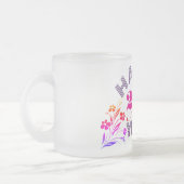 ハッピーニューイヤー2025、パーティーフレンズ家族 フロストグラスマグカップ (左)