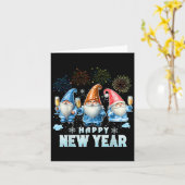 ハッピーニューイヤー2026格言ファミリーパーティー新年 カード (黄色い花)