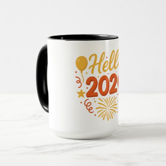 ハッピーニューイヤー2026 マグカップ (正面左)