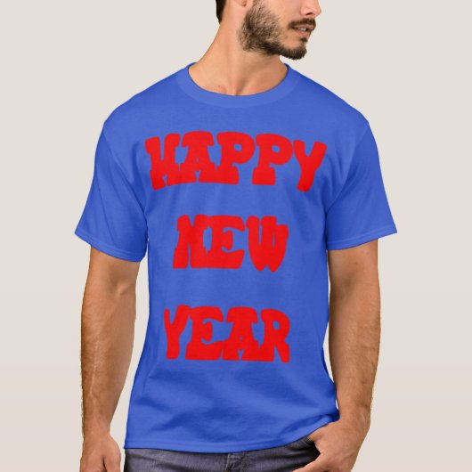 ハッピーニューイヤー80年代少年 Tシャツ (正面)