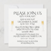 ハッピーニューイヤー/お祝い招待状 招待状 (裏面)