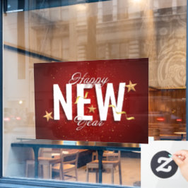 ハッピーニューイヤー ウィンドウサイン