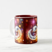 ハッピーニューイヤー・オブ・ザ・ウッド・ヘビ ツートーンマグカップ (正面左)