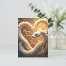 ハッピーニューイヤー・オブ・ザ・ウッド・ヘビ ポストカード