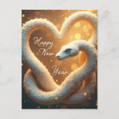 ハッピーニューイヤー・オブ・ザ・ウッド・ヘビ ポストカード (正面)